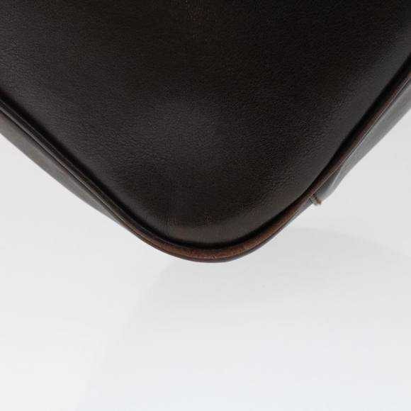 GUCCI Bamboo Hand Bag Leather 2way Dark Brown 01 1638 200047 Auth 49450 - Picture 15 of 16